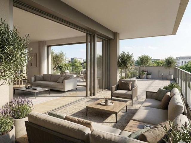 DERNIERE OPPORTUNITE! 5 PIECES avec extérieur 3 parkings penthouse proche gare à pied