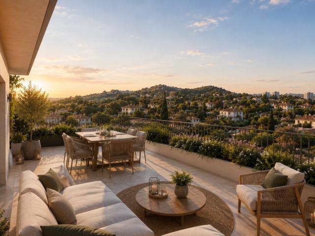 DERNIERE OPPORTUNITE: MAGNIFIQUE TOIT TERRASSE DE 65M² AVEC 50M² DE TERRASSE PLEIN SUD 3 pièces, 65 m²
