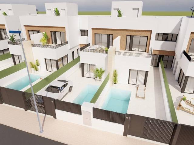 Descubra este residencial de 12 villas adosadas, situadas en. 121m² San Javier