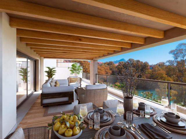 Descubra Marbella Lake: un refugio moderno en el Valle del Golf