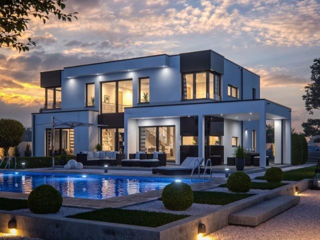 Design Traumhaus mit Blick in die Ferne