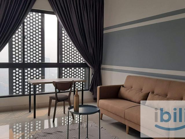 Designer suite Master Bedroom with attached bath & Aircond @ Havre Bukit Jalil additional living lounge like studio unit
