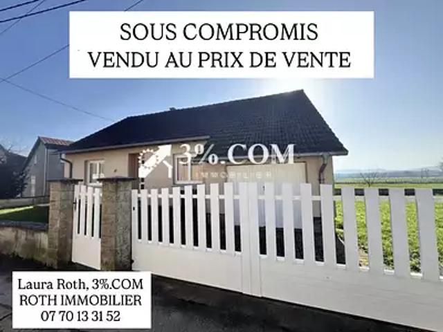 Dettwiller 67490 Achat / Vente maison 3 pièces t3