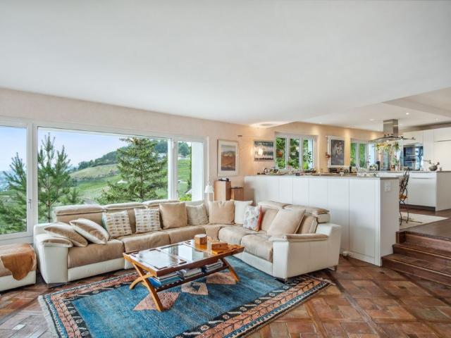 Detached villa with panoramic view of Lake Geneva – Lavaux