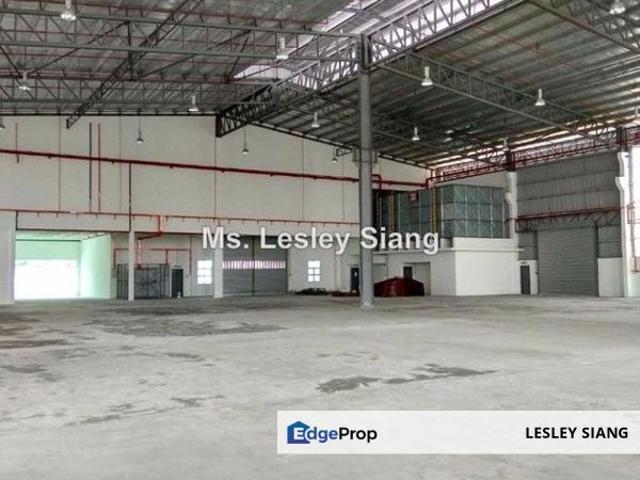 Detached Factory at Pasir Gudang, BUA:32K sqft & LS: 1 Acres for Rent:RM1.30 psf