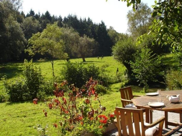 Detached house with meadow next to the Hallerbos forest