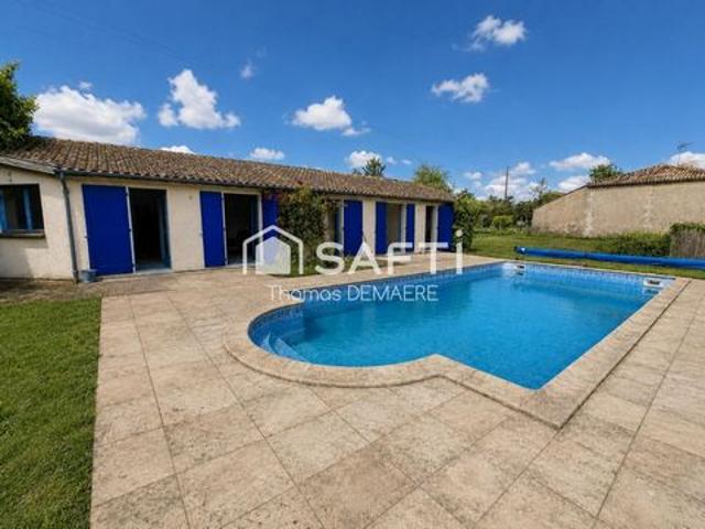 Deux maisons avec piscine entre Montendre et Jonzac