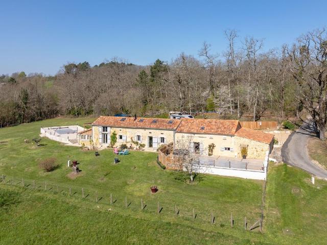 Deux maisons, deux piscines, pas de voisin, vue dégagée