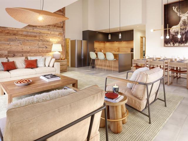 Deux appartements de duplex penthouse 3 chambres en cours de. m² Oz Oz en Oisans