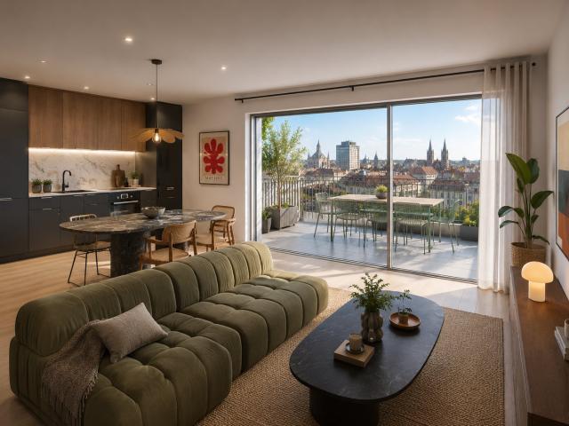 Deux balcons en centre ville de Nancy ! 4 pièces, 90 m²