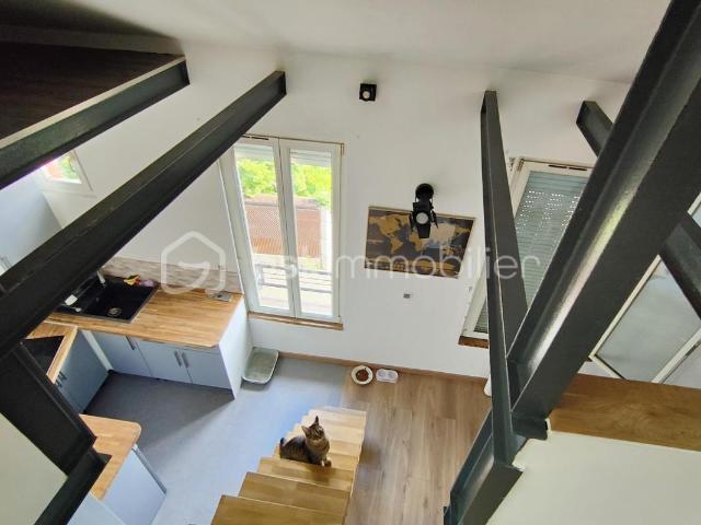 Deux pièces à Bagnolet avec mezzanine