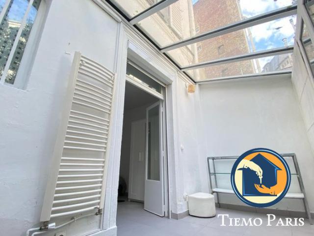 Deux pièces MEUBLÉ avec terrasse jardin TIEMO PARIS, Paris 8ème