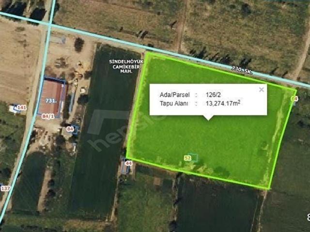 DEVELİ SİNDEL HÖYÜK DE MÜKEMMEL KONUMDA ARSA