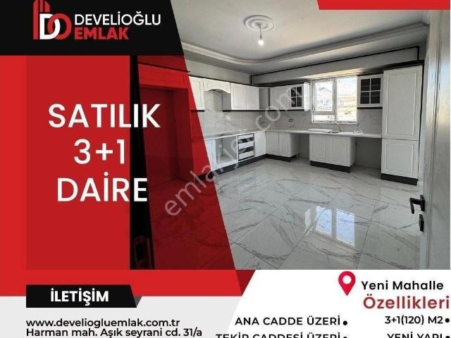 Develioğlu Emlak tekir Caddesi Üzerinde 3+1 Lüx Daire