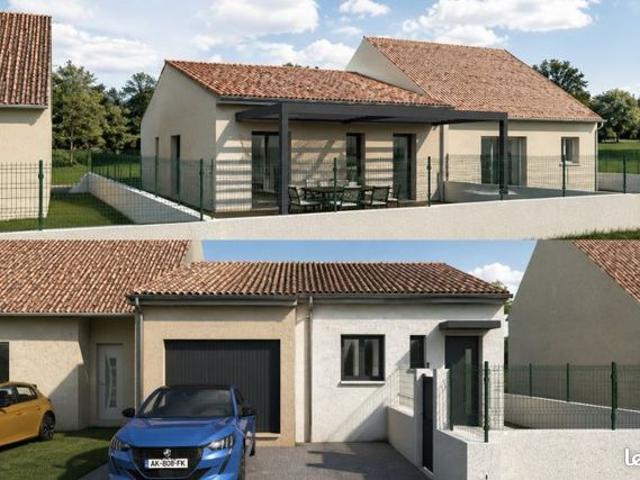 Devenez propriétaire à Fons maison neuve 2 chambres avec garage sur terrain idéalement situé
