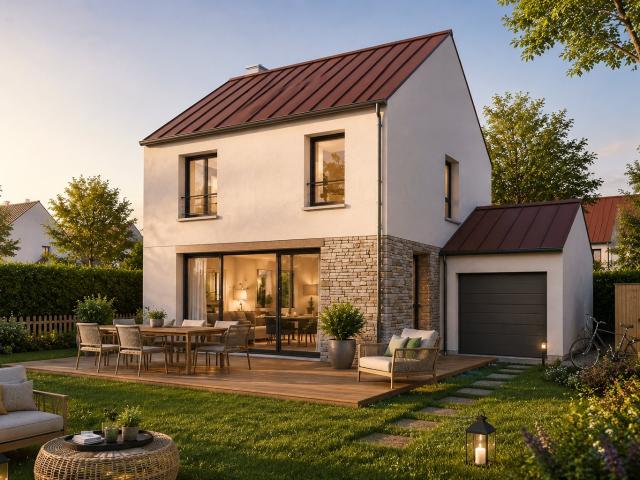 DEVENEZ PROPRIÉTAIRE DE VOTRE MAISON NEUVE AVEC JARDIN À SEULEMENT QUELQUES MINUTES DE MEAUX 4 pièces, 100 m²