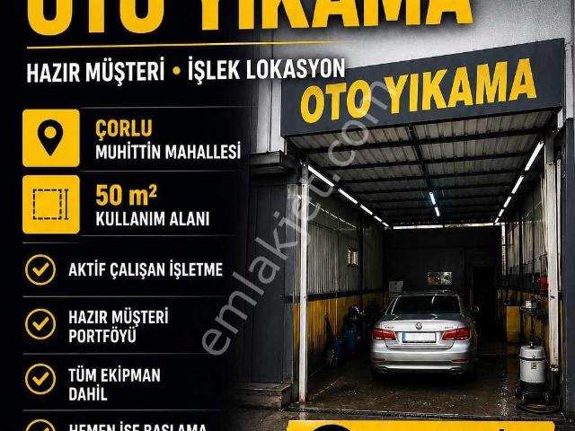 Devren Kiralık Oto Yıkama Dükkanı Hazır Müşterili