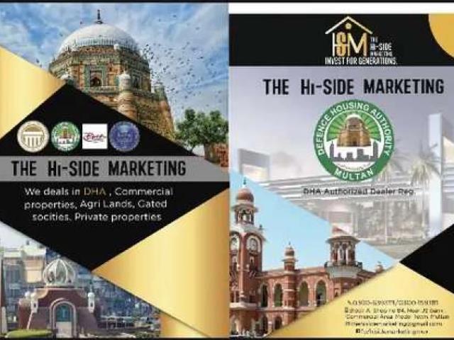Dha multan corner plot in s blok multan dha defence id 39739