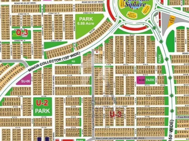 DHA Multan Sector U 1 kanal Plots | Near Education City & Pakistan Square