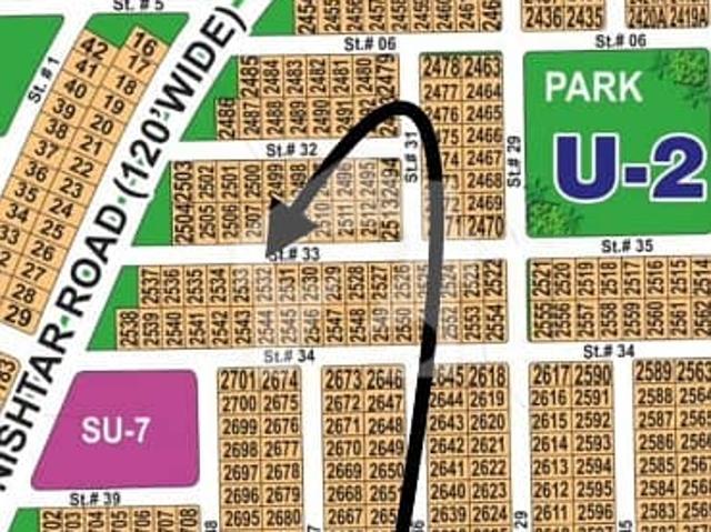 DHA Multan Sector U 1 Kanal Residential Plot Near To Park, Masjid And Commercial. Direct Access To 150ft Road