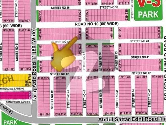 DHA Multan Sector V 8 Marla Corner Residential Plot Near To Park, Masjid And Commercial