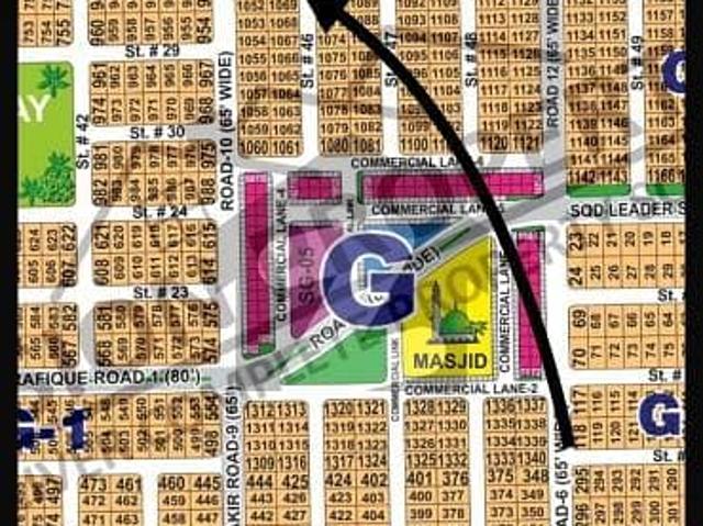 DHA Multan Sector G 1 Kanal Corner On 65ft Road Residential Plot Near To Park, Masjid And Commercial