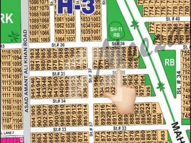 DHA Multan Sector H 1 Kanal Residential Plot Near To Park, Masjid And Commercial