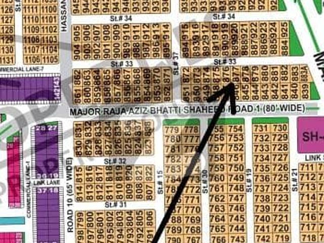 DHA Multan Sector H 1 Kanal Residential Plot Near To Park, Masjid And Commercial