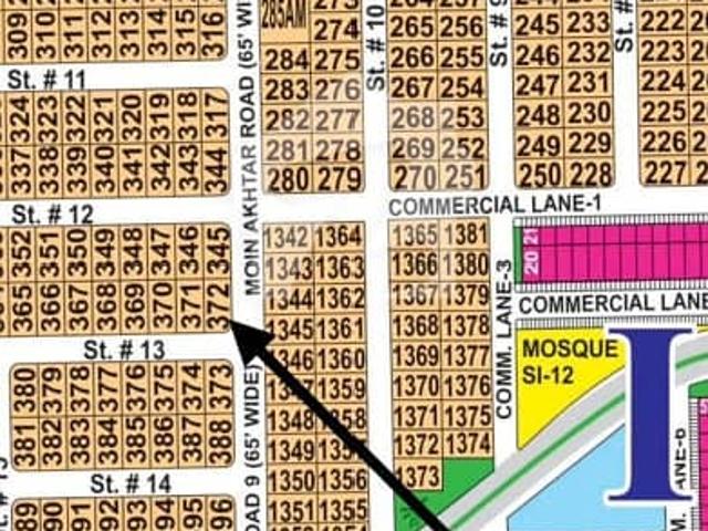 DHA Multan Sector I 1 Kanal 65ft Corner Residential Plot Near To Park, Masjid And Commercial