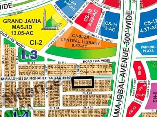 DHA Multan Sector I 1 Kanal 80ft Facing Residential Plot Near To Park, Masjid And Commercial