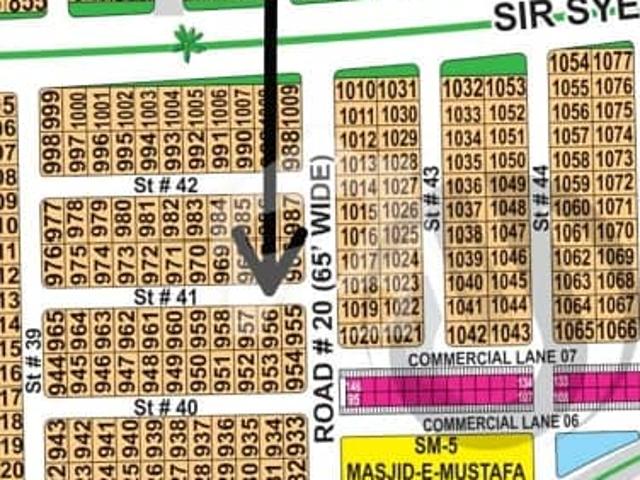 DHA Multan Sector M 1 Kanal Residential Plot Near To Park, Masjid And Commercial