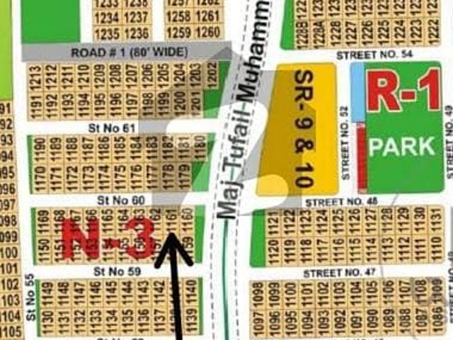 DHA Multan Sector N 1 Kanal Residential Plot Near To Park, Masjid And Commercial. Very Close To 120ft Road