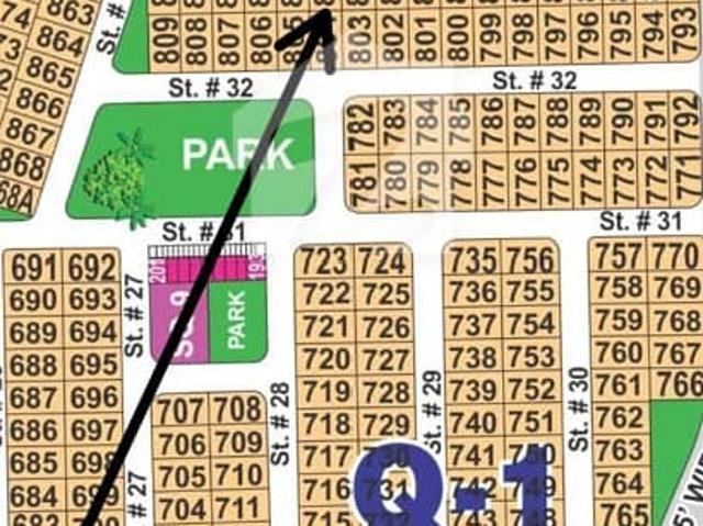 DHA Multan sector Q 1 kanal residential plot near to park, Masjid and commercial