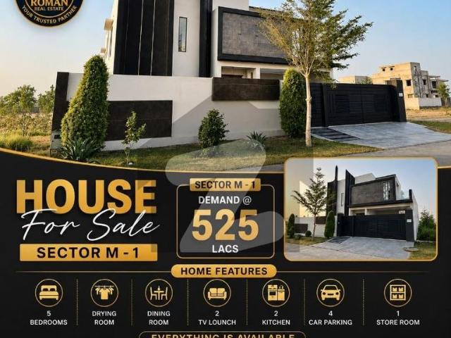 DHA Multan 1 Kanal House Available For Sale In Sector H'M DHA Defence
