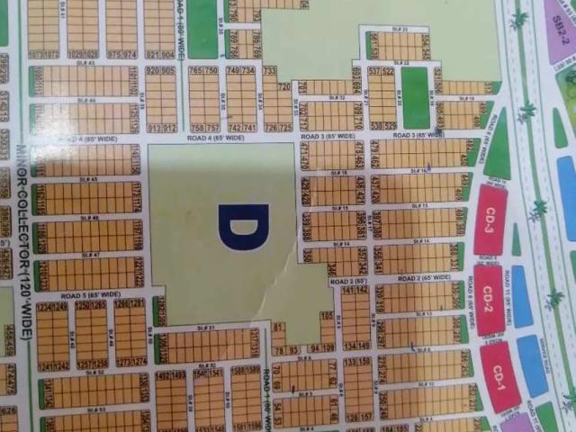 DHA Multan 1 Kanal Plot For Sale Sector D Corner Multan DHA Defence ID 14804