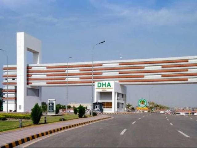 DHA multan 1 kannal plots are available in very good location Multan DHA Defence ID 04212