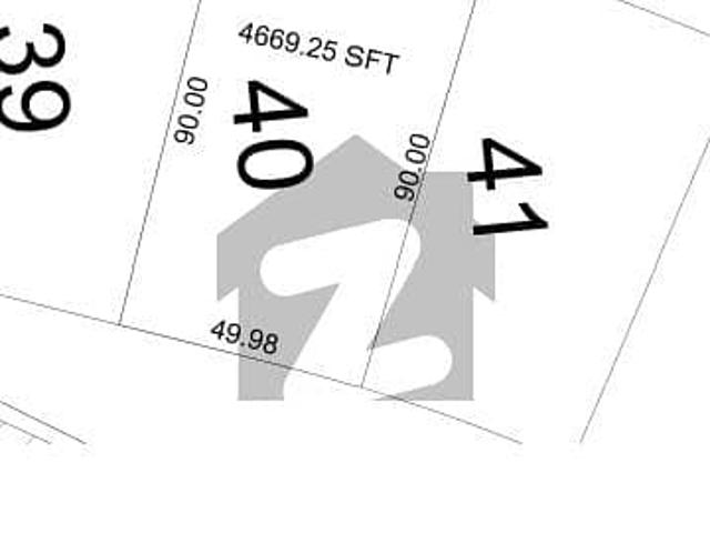 Dha Phase 3 Sector B 1 kanal Plot with Extra Land Available For Sale