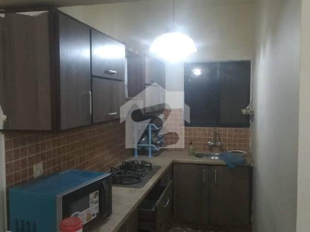 Dha phase 7 3 bedroom semi furnished flat for rent with lift