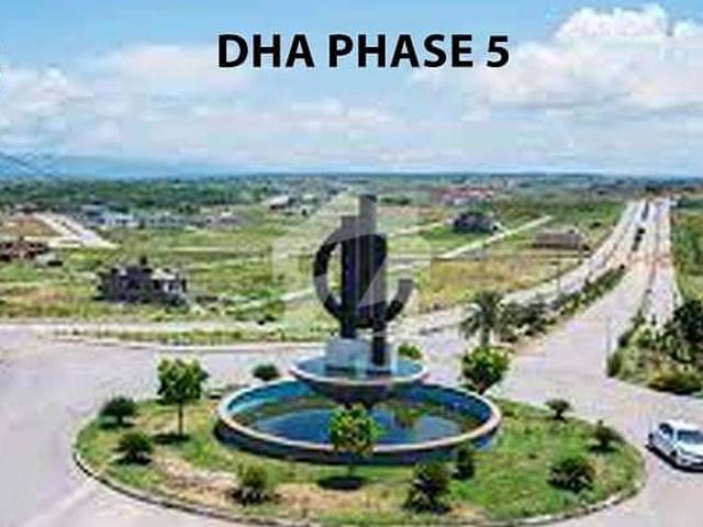 DHA Phase 5 ISB SECTOR C Kanal Plot Available For Sale Good Location Lavel Solid Land Plot South Face Near To River View Road Golf Club