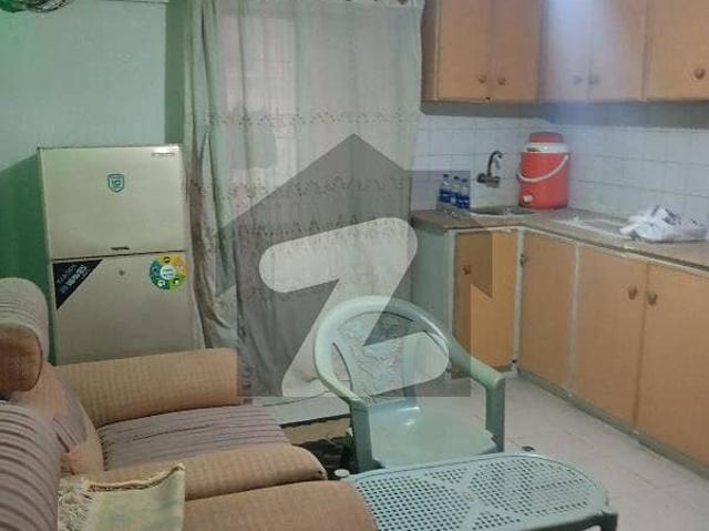 Dha Phase 5 One Bed Lounge Apartment For Sale Tile Flooring Family Building