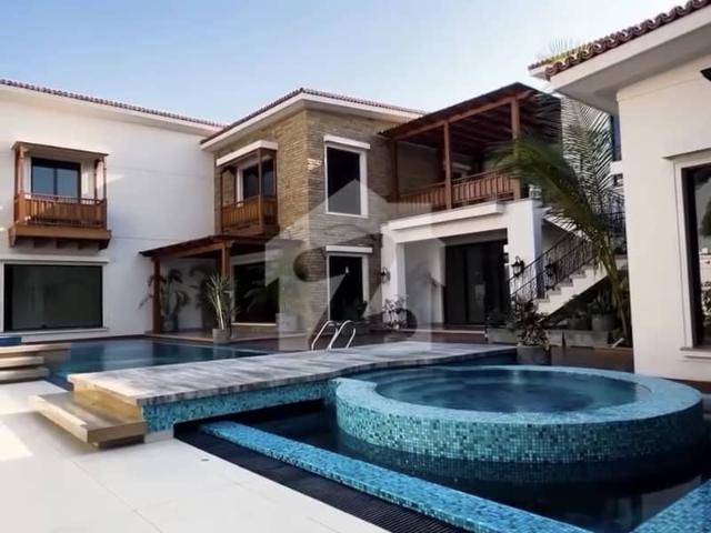 Dha Phase 8 2000 Sq Yard Bungalow+ 2000 Sq Yard Plot Total Area 4000 Sq Yard West Open Top Of The Line 9 Bedroom With Basemnet Swimming Pool Semi Furnished House Also Much More Option Available