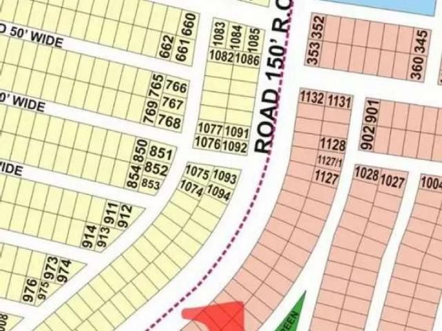 DHA Phase 9 Prism Beautiful Location corner plot back of 150 ft road Lahore DHA Phase 9 ID 38012
