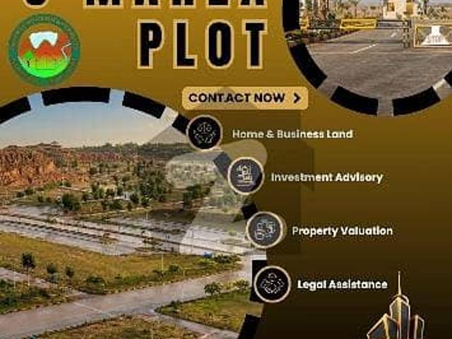 Prime 8 Marla Bougainvillea Plot Near Gate BG 4A, Easy Access to Main Sectors