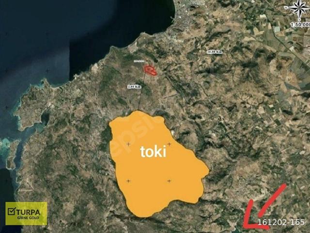 DİKİLİ UZUNBURUN'DA TOKİ'YE 1 KM MESAFEDE SATILIK ARAZİ