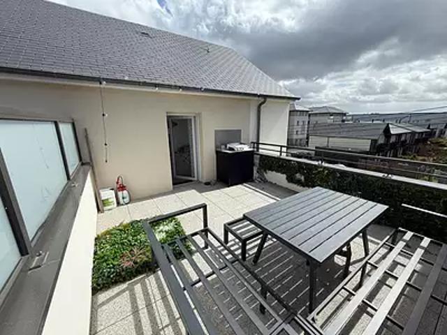 Dinard 35800 Achat / Vente appartement 3 pièces t3 au dernier étage terrasse