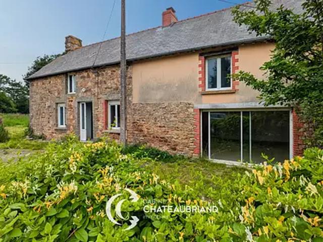 Dingé 35440 Achat / Vente maison 4 pièces t4 au dernier étage cave