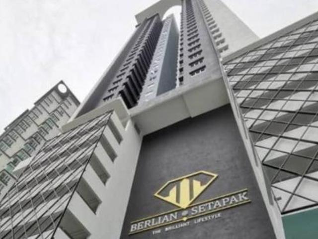 Diamond Residences 3R2B Setapak nx Jalan Gombak Furnished Balcony