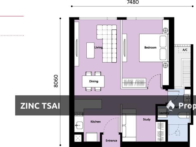 Dianthus @ Tropicana Gardens {Save RM 59,000} Direct lobby access to IOI Mall Damansara and Surian MRT Station