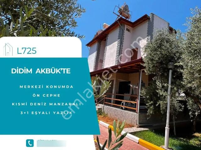 Didim Akbük Merkez'de Satılık Yenilenmiş 3+1 Tripleks