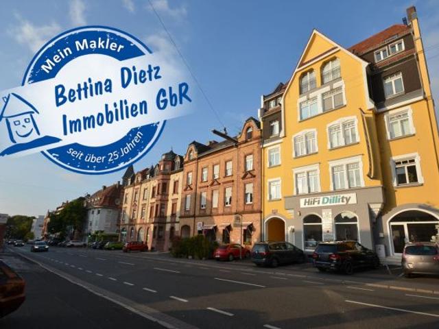 DIETZ: Voll möbliertes 1 Zimmer Dachgeschosswohnung im 5. Oberrgeschoss OHNE AUFZUG!